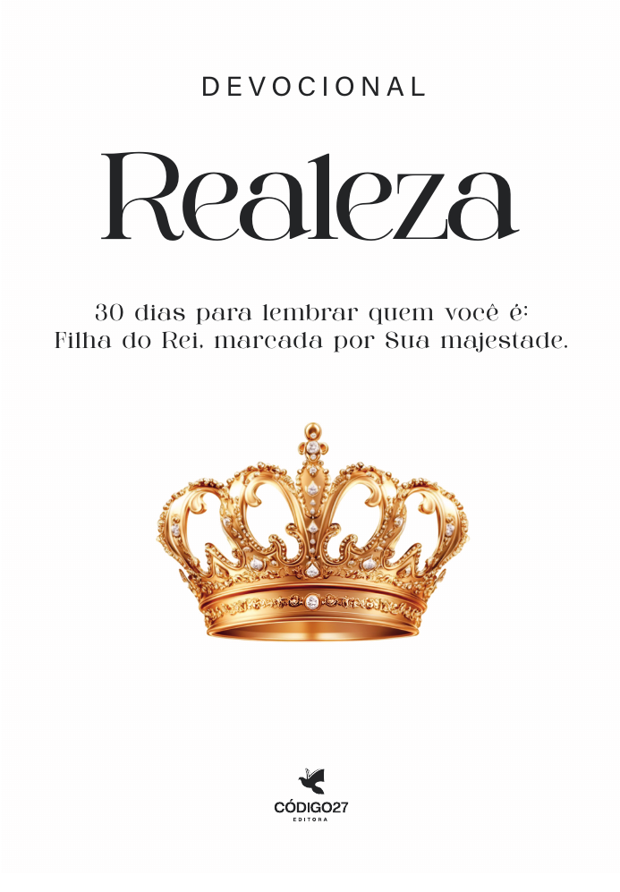 Capa do Devocional Realeza — editora Código27